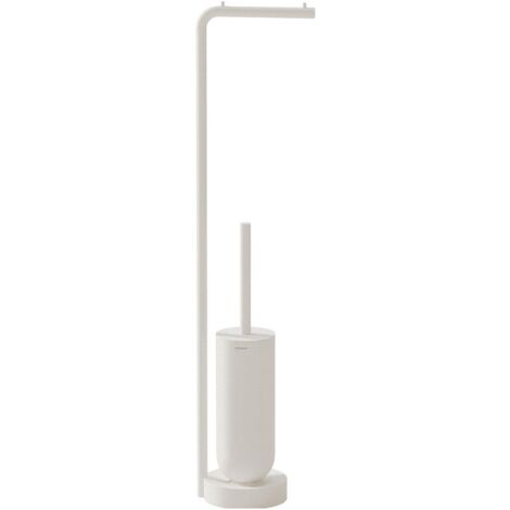 COSMIC Toilet brush with Toilet roll holder, Matt white, GEYSER Collection