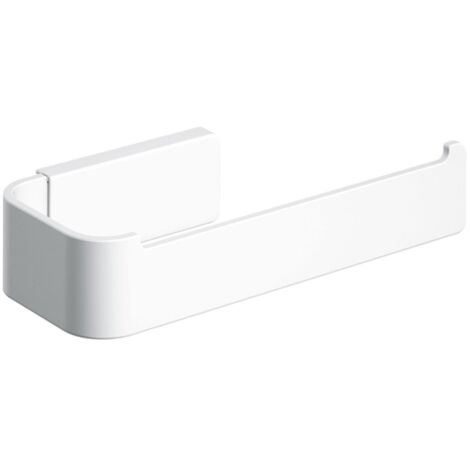 COSMIC Toilet Roll Holder, Matt White, Self-Adhesive option,Nea Collection