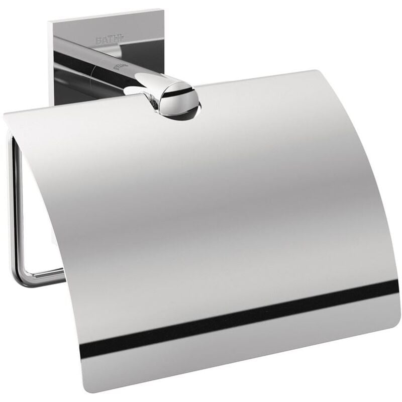 Wall Mounted Toilet Roll Holder with High-Quality Metal Chrome Finish - Cosmic