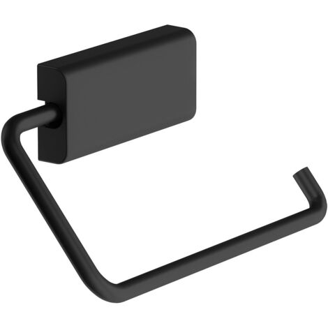 Cosmic Toilet Roll Holder Without Cover Matte Black Next