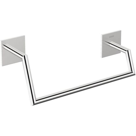 COSMIC Towel Rail, 25cm, Self-adhesive, Chrome, Asymmetrical, Stick Collection