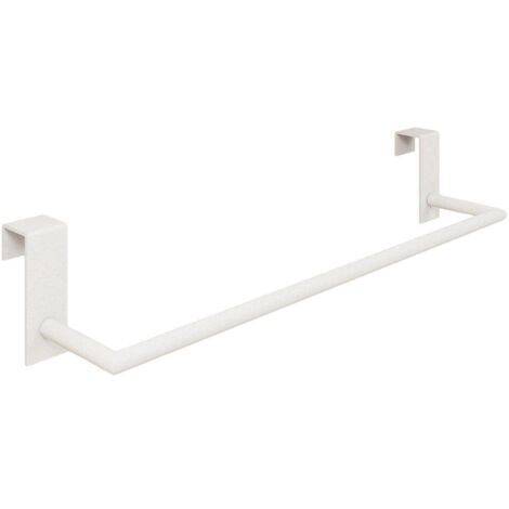 COSMIC Towel Rail 38cm Over Cabinet Door White Anti-corrosion Stick Collection