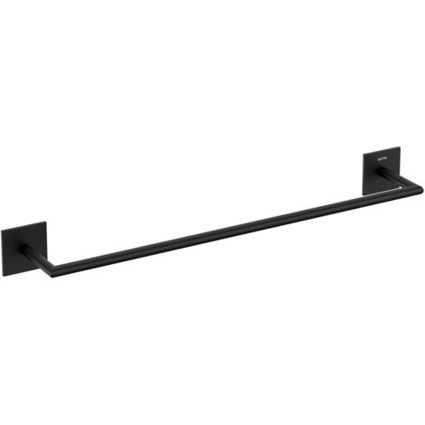 COSMIC Towel Rail, 45cm, Self-adhesive, Black, Anti-corrosion, Stick Collection