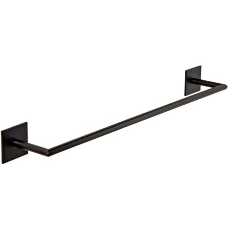 COSMIC Towel Rail, 60cm, Self-adhesive, Black, Anti-corrosion, Stick Collection