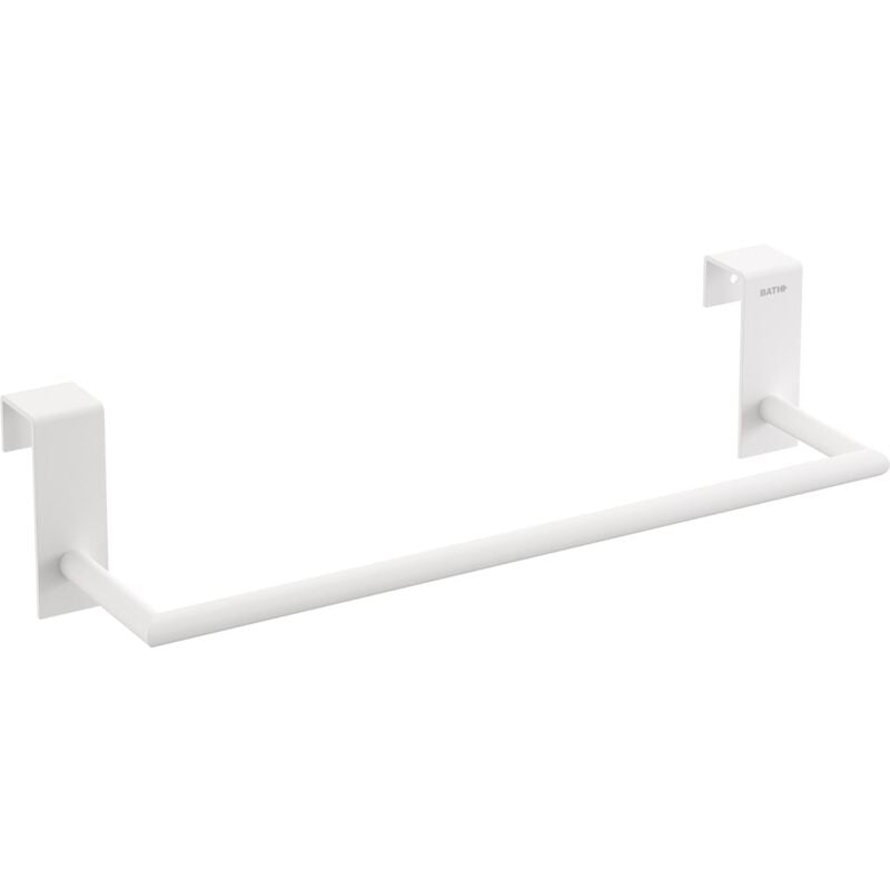 Towel Rail Bathroom Towel Bar Stick Matt White (28cm) - Cosmic