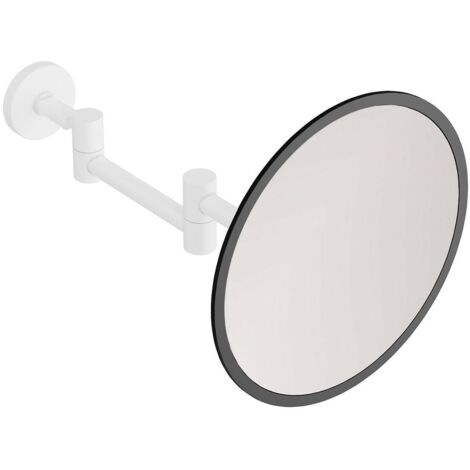 COSMIC Wall Magnifying Mirror, Matt White Architect Sp (X5)