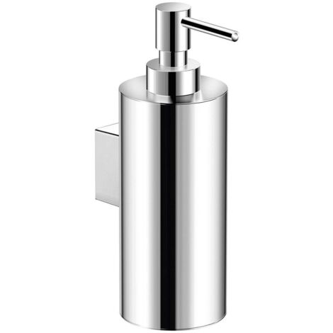 COSMIC Wall Mounted Soap dispenser, 240ml, Chrome, Steel, Architect Collection