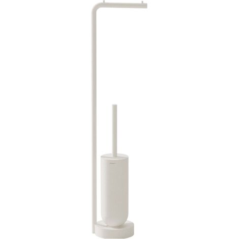 COSMIC WJC277A0097065 GEYSER Escobillero Suelo Con Portarrollos Blanco Mate - ref: WJC277A0097065