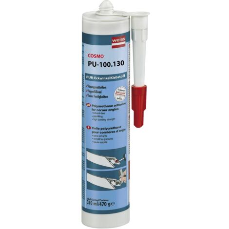 COSMO PU-100.130 1-K-PUR- Eckwinkelklebstoff 310ml weiß