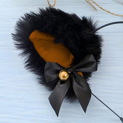 Cosplay-Katzenohren-Stirnband für Mädchen – Niedliches Plüsch-Kostümaccessoire