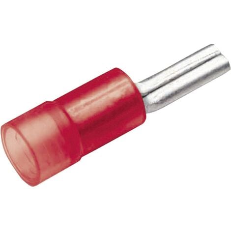 Embout de câblage à sertir isolé 10mm² double rouge Haupa
