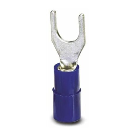 Cosse à fourche à sertir Phoenix Contact série C-FCI 2.5/M4 Isolé, Bleu 2.5mm² 1.5mm²
