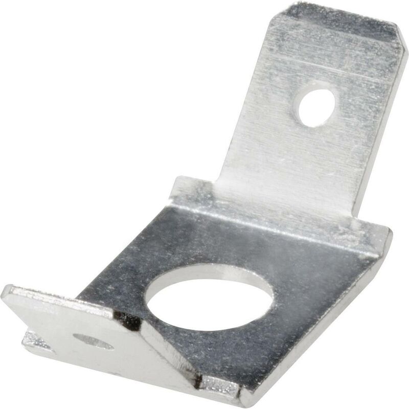 Languette 6.3 x 0.8 mm Vogt Verbindungstechnik 3879a.68 45 °, 45 ° non isolé métal 1 pc(s) A585011