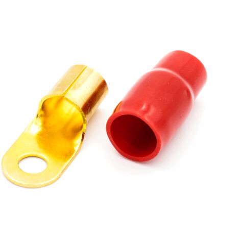 Cosse à œil 50 mm² / d = 8,4 mm rouge