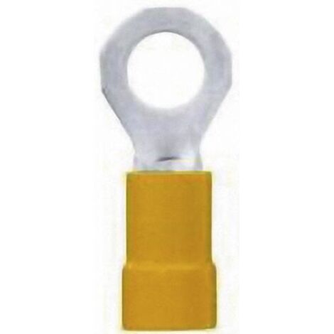 Cosse à oeillet LAPP L-RC 4 63104340 Section max.: 6 mm² partiellement isolé jaune 50 pc(s)