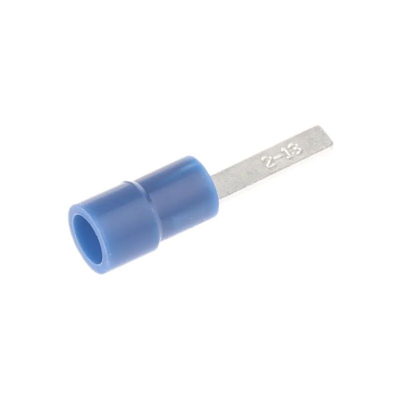Cosse à sertir type languette Isolée Rs Pro 2.4mm x 0.8mm Bleu, 1.5mm² - 2.5mm²