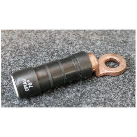 Cosse alu-cuivre préisolée réseau aérien isolé BT-70mm² (Enedis: 6735456) CPTAU 70 Tyco