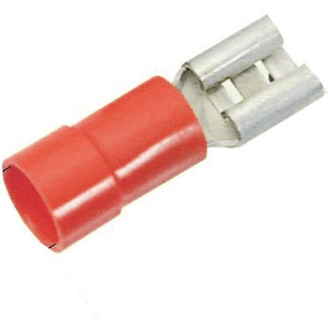 Cosse clip 2.8 mm x 0.5 mm LAPP L-RA 29 H 63101020 180 ° partiellement isolé rouge 100 pc(s) V557601
