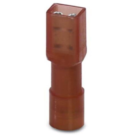 COSSE CLIP 2.8 MM X 0.8 MM PHOENIX CONTACT 3240535 0.5 MM² 1.5 MM² ENTIÈREMENT ISOLÉ ROUGE 50 PC(S)