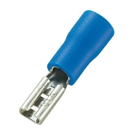 COSSE CLIP 2.8 MM X 0.8 MM TRU COMPONENTS FDD2-110(8) 737443 1.50 MM² 2.50 MM² PARTIELLEMENT ISOLÉ BLEU 100 PC(S)
