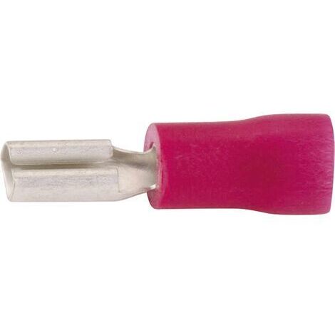 Cosse clip 2.8 mm x 0.8 mm Vogt Verbindungstechnik 389808 180 ° partiellement isolé jaune 1 pc(s) D24781