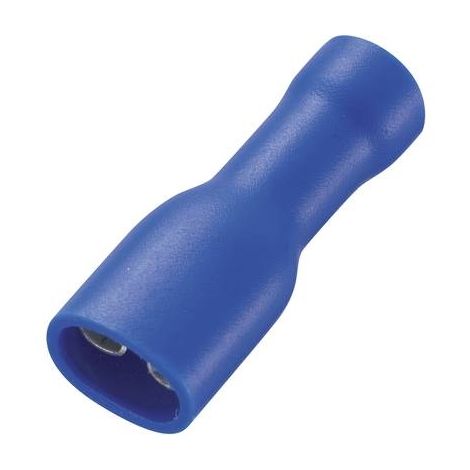 COSSE CLIP 4.8 MM X 0.5 MM TRU COMPONENTS FDFD2-187(5) 737792 1.50 MM² 2.50 MM² ENTIÈREMENT ISOLÉ BLEU 50 PC(S)