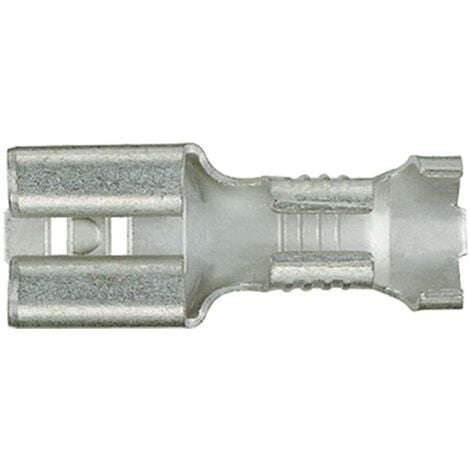 Cosse clip 6.3 mm x 0.8 mm Klauke 1750 180 ° non isolé métal 1 pc(s) D20875
