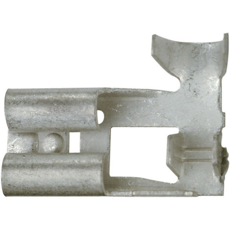 Cosse clip 6.3 mm x 0.8 mm Klauke 3735 90 ° non isolé métal 1 pc(s)