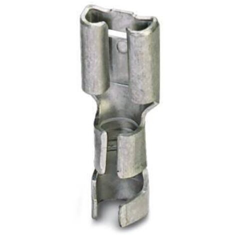 Cosse clip 6.3 mm x 0.8 mm Phoenix Contact C-SCF 6/6,3X0,8 3240160 180 ° non isolé métal 100 pc(s) S63675