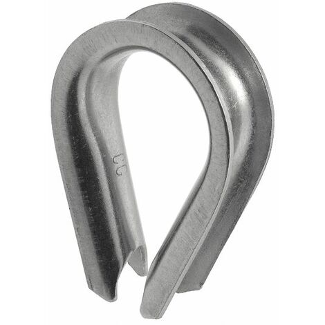 Cosse cœur - Inox A4 ØCâble 4mm - Boîte de 10