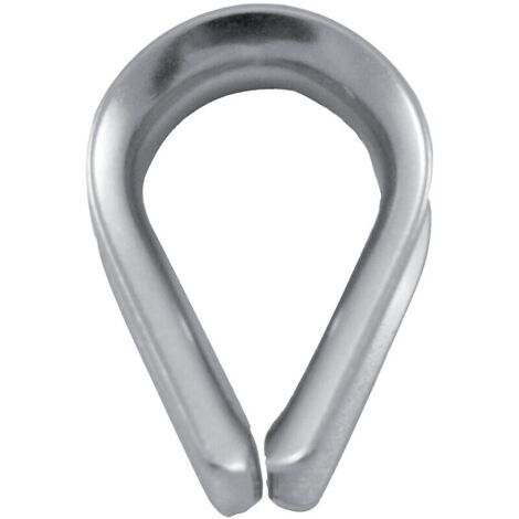 Cosse coeur inox - Diamètre : 3mm