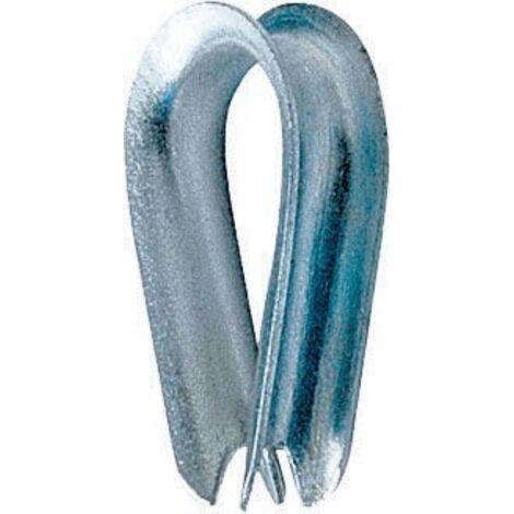 Cosse coeur petite ouverture LEVAC - Pour câble Ø 8 mm - 5080D