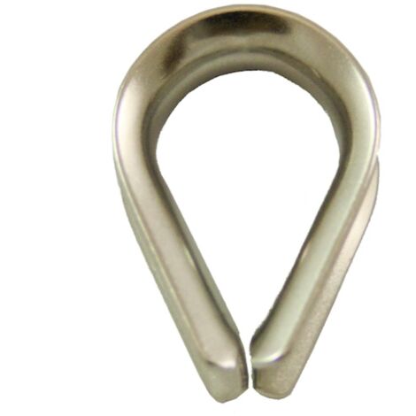 Cosse cœur pour câble CCI - 10 mm Inox A4 - PRAMAC