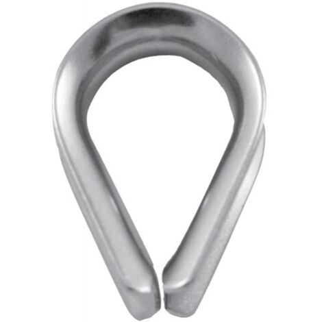 Cosse cœur pour câble CCI - 8 mm Inox A4 - PRAMAC