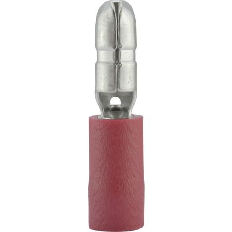 Cosse cylindrique mâle Vogt Verbindungstechnik 3920 0.50 mm² 1 mm² Ø de la broche: 4 mm partiellement isolé rouge 1 pc(s) D24718