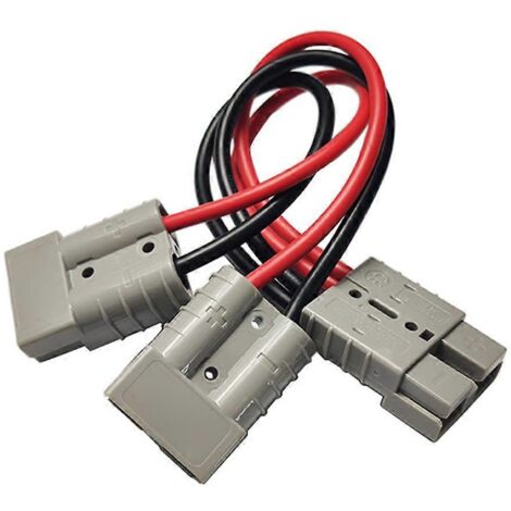 Cosse de câble 1000W, borne de prise 50A, connecteur, adaptateur automatique 10AWG pour panneau solaire