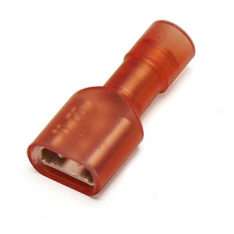 Cosse de câble 6,3x0,8 Femelle Isolé Rouge Renforcée