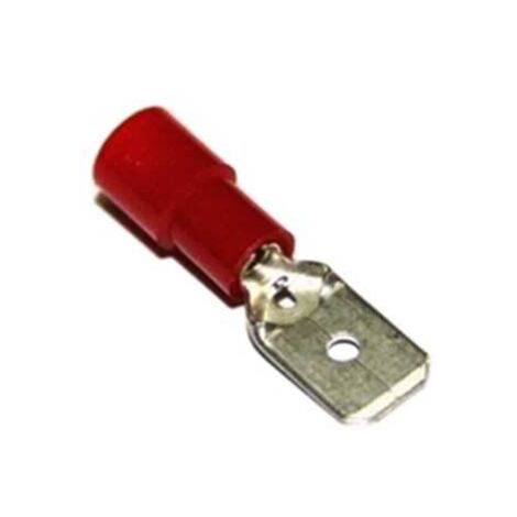 Cosse de câble 6,3x0,8 Mâle Preisolees Rouge