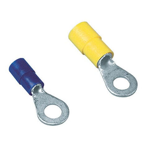 Cosse de câble à anneau coupe trans. 40-60 mm² trou bride M6 jaune 100 pièces/