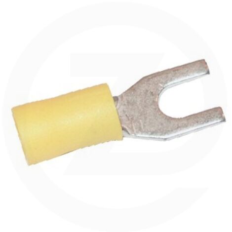 Cosse de câble à fourche jaune UNIVERSEL LA9210KR