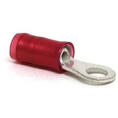 Cosse de câble à œillet 1,5 mm Preisolees Rouge Trou 3 Renforcé