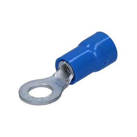 Cosse de câble à œillet 2,5 mm Preisolees Blau Trou 4 cembre