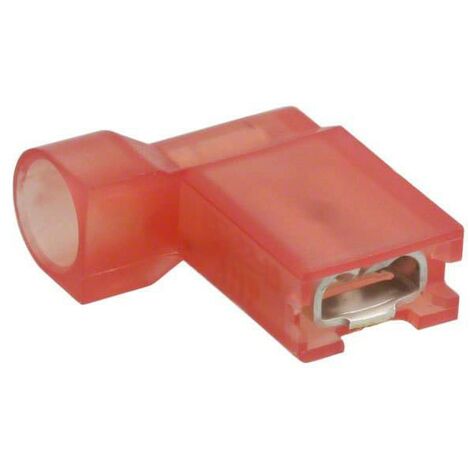 Cosse de câble Femelle 4,8x0,8 Preisolees Rouge à Drapeau