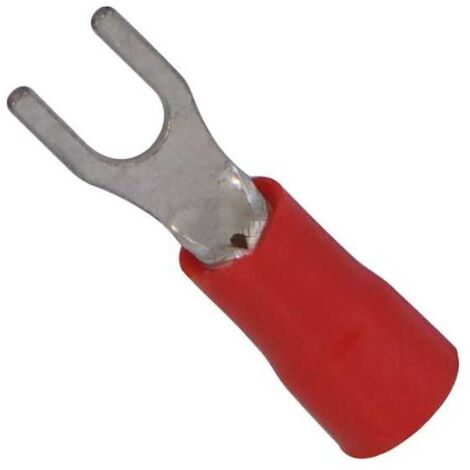 Cosse de câble Forche 1,5 mm Rouge Preisolees Trou 4