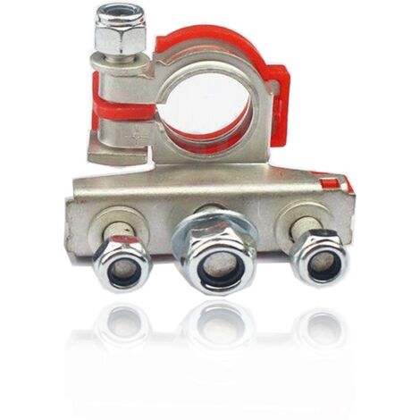 Cosse électrique 3 connexions – Positive – Pour batteries plomb-acide – Résistance à la corrosion – Connexion rapide – RKG