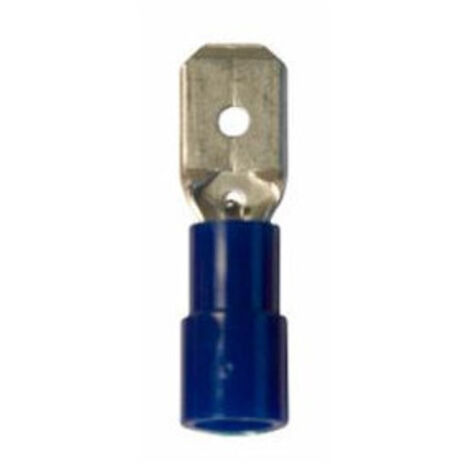 Lot De 25 Cosses Femelles Faston Isolées Bleues 6.4mm - LEM Select