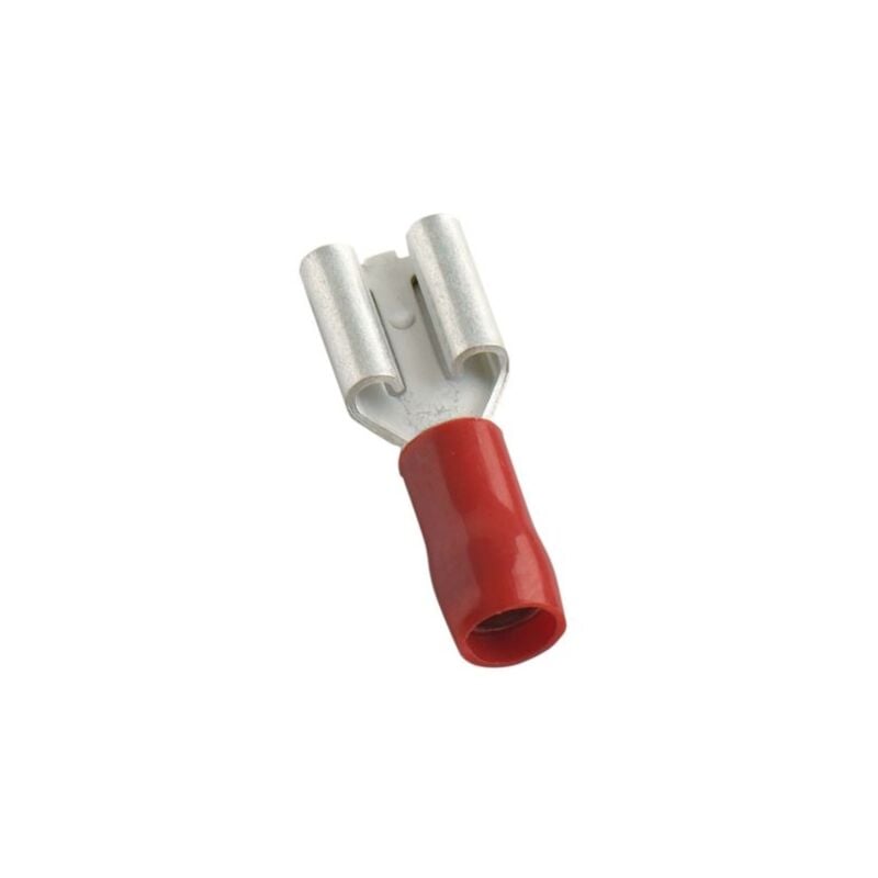 Cosse faston Mecatraction C100SQA2,8-5, Isolé, Rouge, série : s