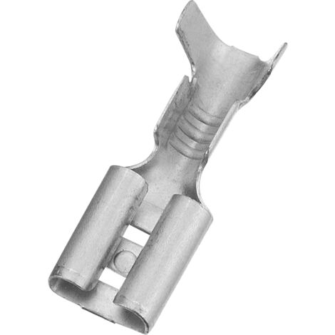 Cosse faston RS PRO, 0,3  1,25 mm², 22  16 AWG, Non-isolée, Métal