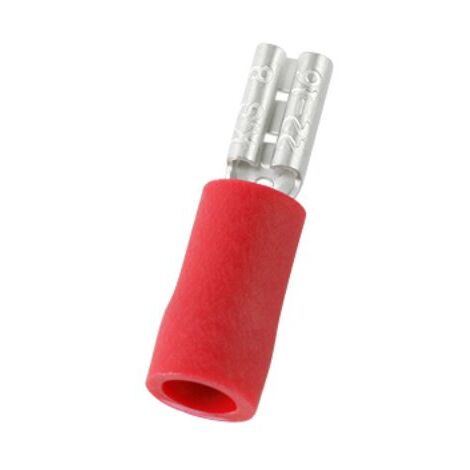 Cosse faston RS PRO, 0,5  1,5 mm2, 22  16 AWG, Isolée, Rouge