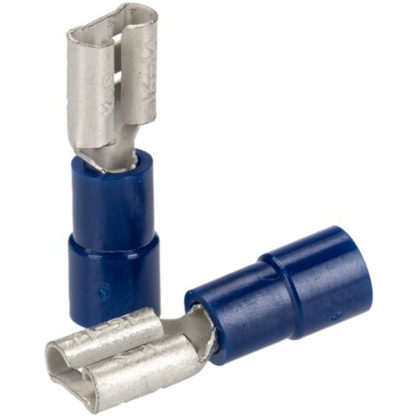 Cosse faston RS PRO, 1,5  2,5 mm², 16  14 AWG, Isolée, Bleu